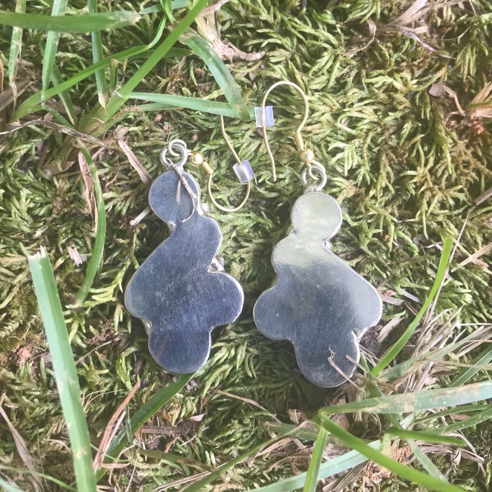 6/$20 Handcrafted Pearl & Stone Earrings - Picture 3 of 3